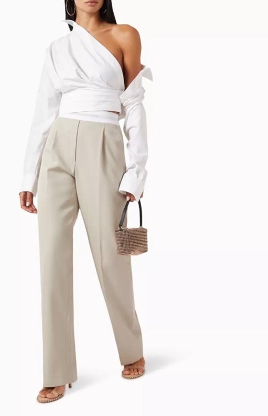 ALEXANDER WANG Pleated Pants in Wool